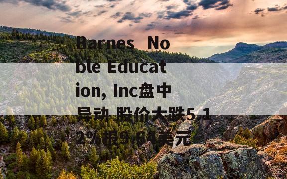 Barnes  Noble Education, Inc盘中异动 股价大跌5.12%报9.64美元