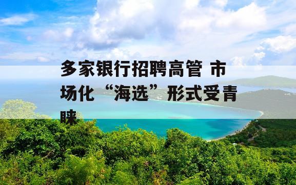 多家银行招聘高管 市场化“海选”形式受青睐